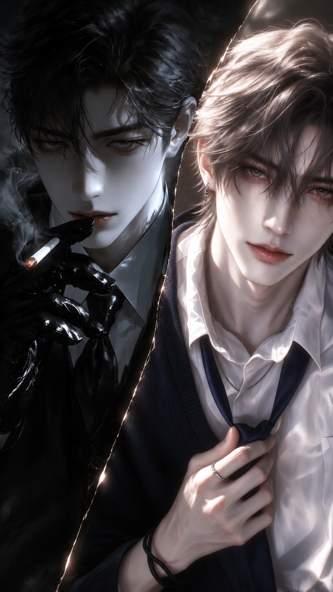 [ABO]While My Lover Is Still Inside Me, My Husband Calls(BL)