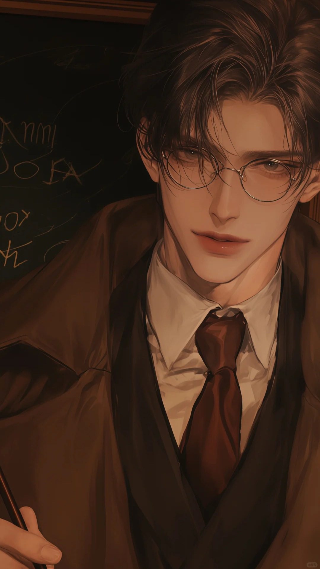 That handsome professor is actually a pervert who likes to spank people! ! !