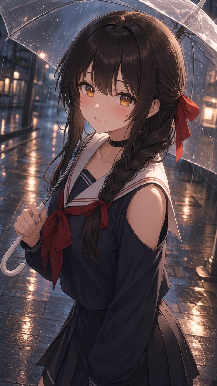The Smile She Dropped in the Rain