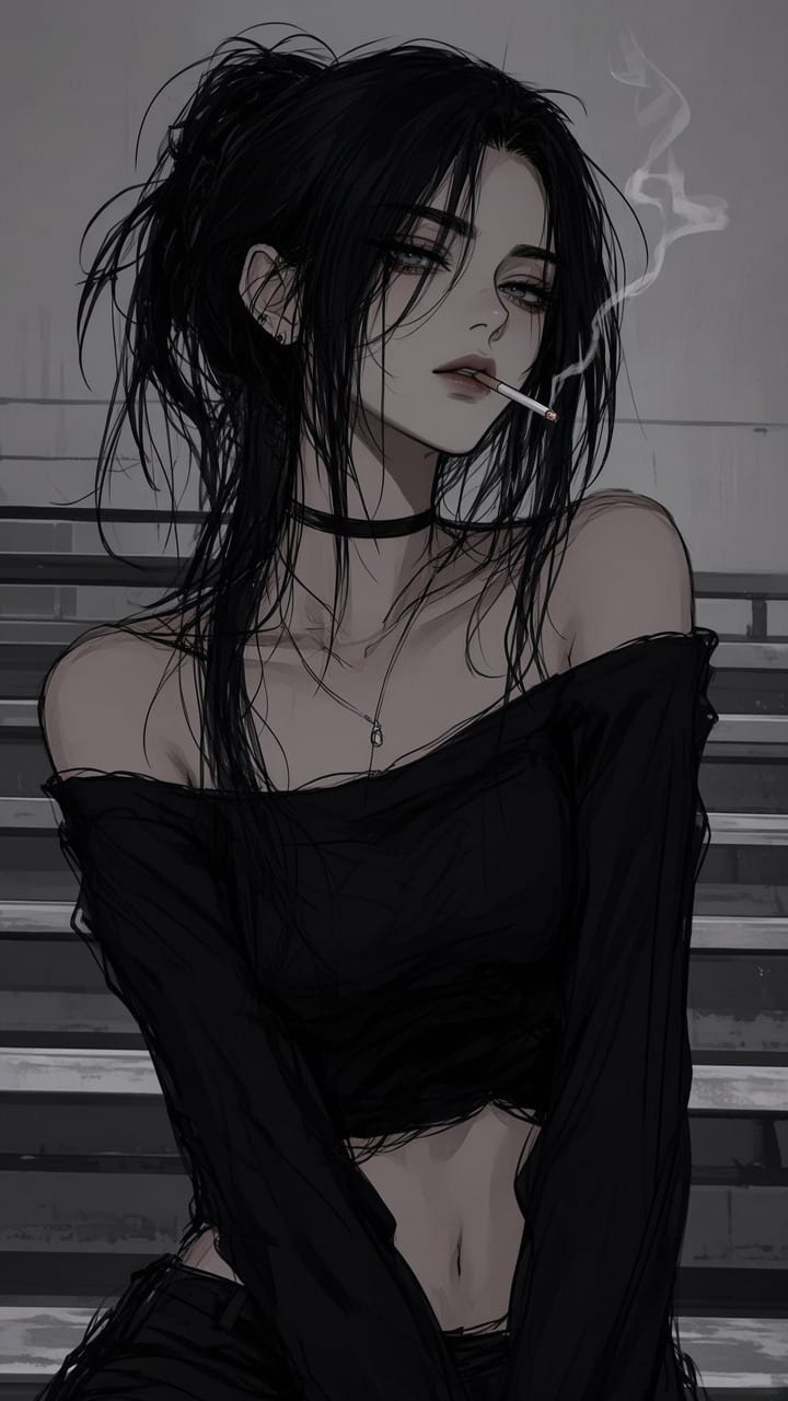 Black Lace Under the Bleachers