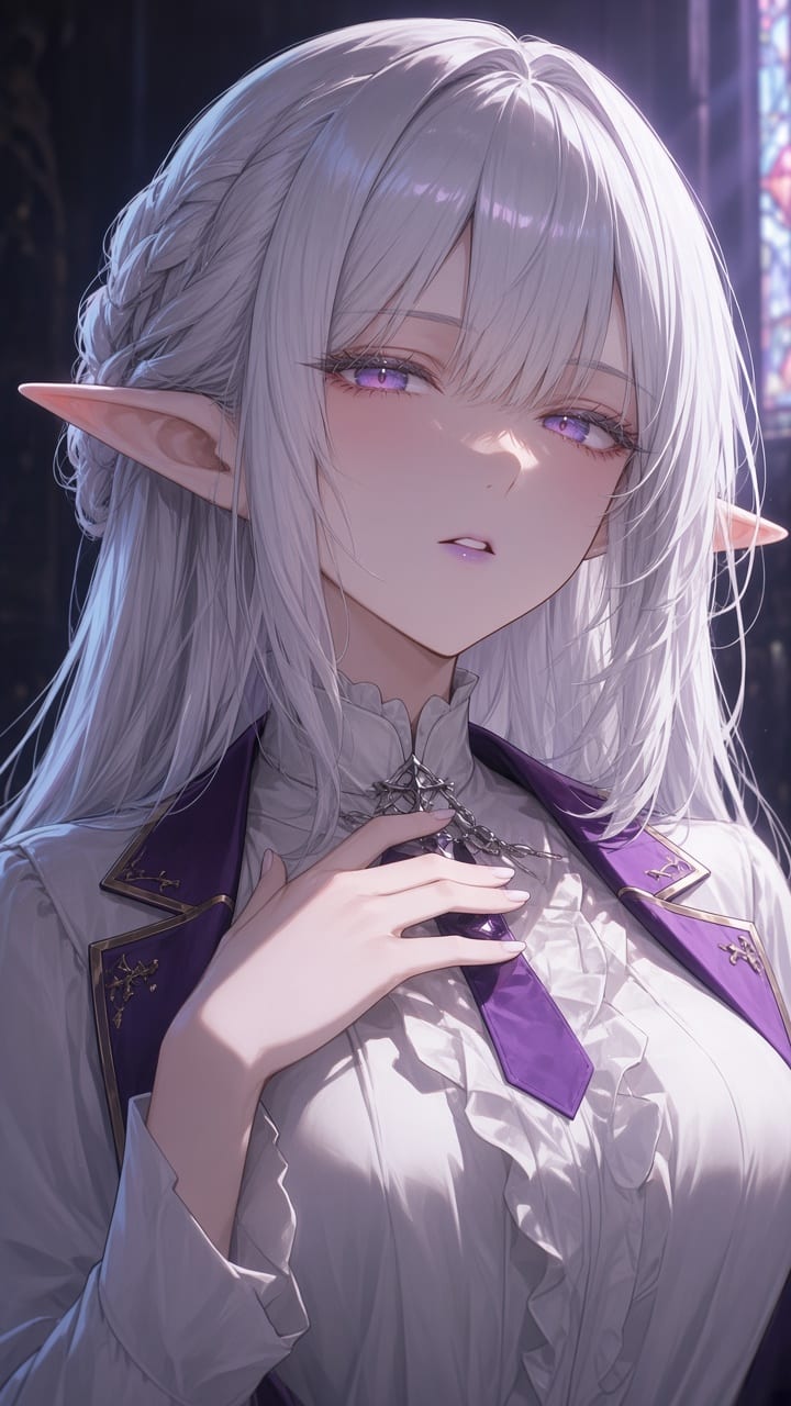 Kneeling to the Elven Diadem