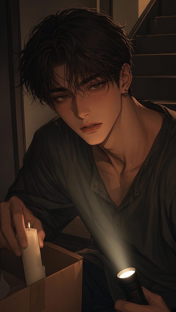 The Power Is Out. He Brought Candles.