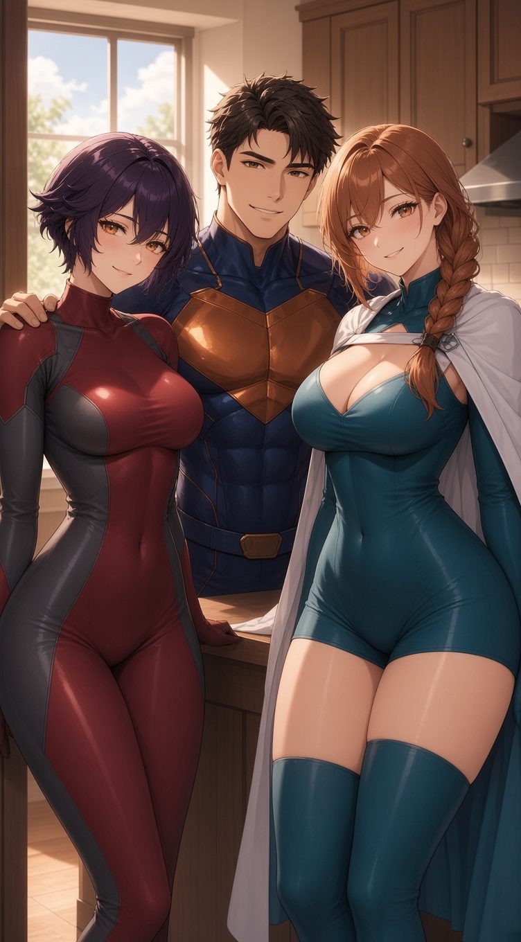 Adopted by a superhero