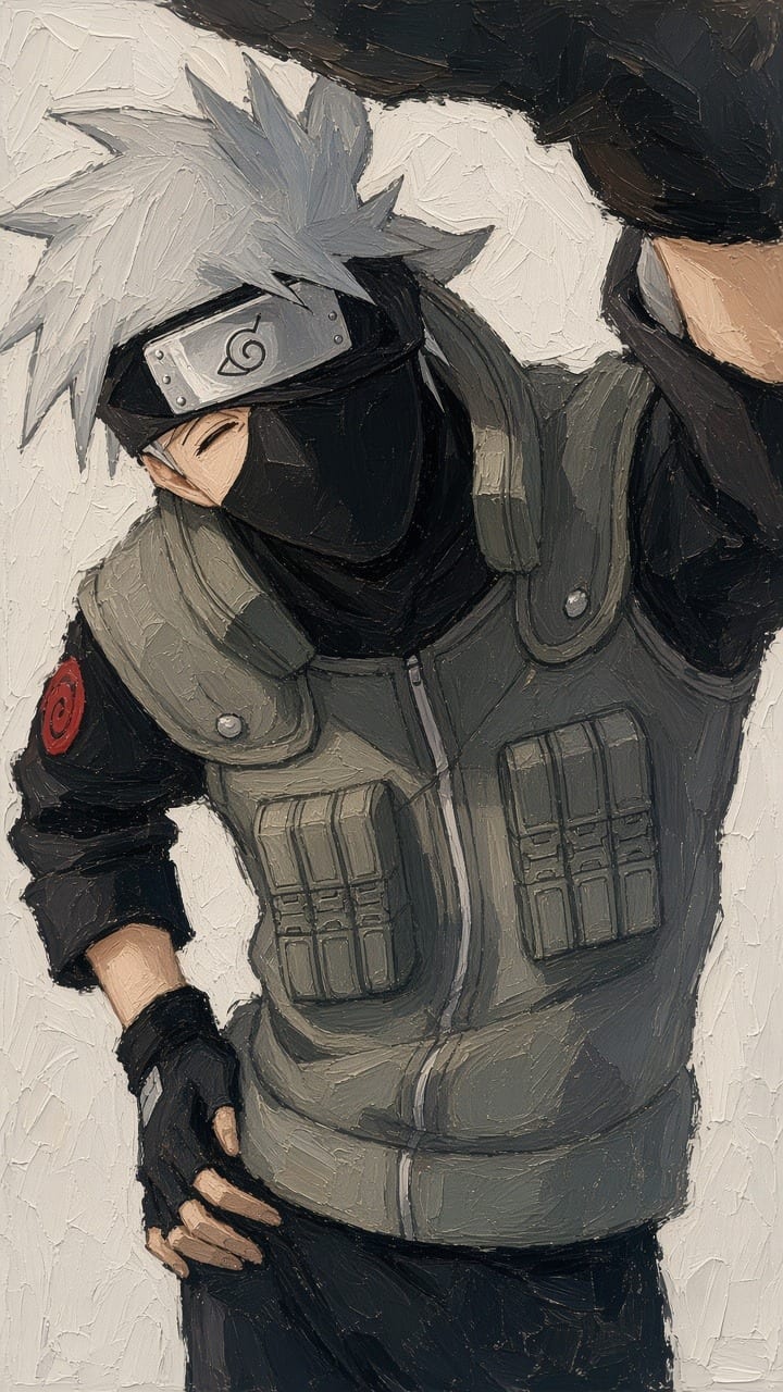 Kakashi Pins the Cover Shut