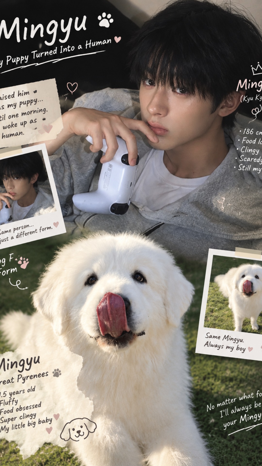 My Fluffy Puppy Turned Into a Human
