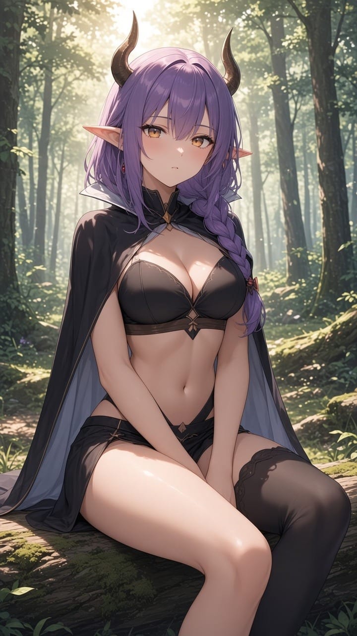 The Huntress Shakes off the Snow